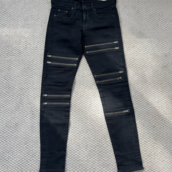 Rag & Bone, Black, Zippers, Size 25 - Picture 1 of 6